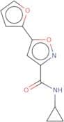 N-Cyclopropyl-5-(furan-2-yl)-1,2-oxazole-3-carboxamide