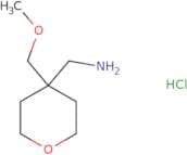 [4-(Methoxymethyl)oxan-4-yl]methanamine hydrochloride
