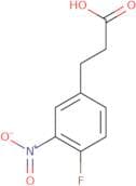 3-(4-Fluoro-3-nitrophenyl)propionic acid