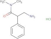 3-Amino-N,N-dimethyl-2-phenylpropanamide hydrochloride