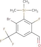 4-Bromo-2-fluoro-5-(trifluoromethyl)-3-(trimethylsilyl)benzaldehyde
