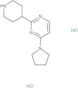 2-(Piperidin-4-yl)-4-(pyrrolidin-1-yl)pyrimidine dihydrochloride