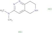 N,N-Dimethyl-5H,6H,7H,8H-pyrido[4,3-c]pyridazin-3-amine dihydrochloride