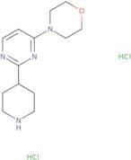4-[2-(Piperidin-4-yl)pyrimidin-4-yl]morpholine dihydrochloride