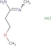 3-Methoxy-N-methylpropanimidamide hydrochloride