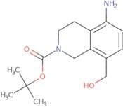 tert-Butyl 5-amino-8-(hydroxymethyl)-1,2,3,4-tetrahydroisoquinoline-2-carboxylate