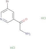 2-Amino-1-(5-bromopyridin-3-yl)ethan-1-one dihydrochloride