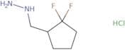 [(2,2-Difluorocyclopentyl)methyl]hydrazine hydrochloride