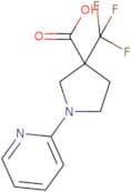 1-(Pyridin-2-yl)-3-(trifluoromethyl)pyrrolidine-3-carboxylic acid