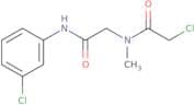 2-Chloro-N-{[(3-chlorophenyl)carbamoyl]methyl}-N-methylacetamide