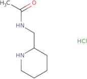 N-[(Piperidin-2-yl)methyl]acetamide hydrochloride