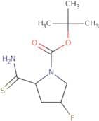 tert-Butyl 2-carbamothioyl-4-fluoropyrrolidine-1-carboxylate