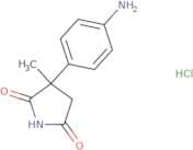 3-(4-Aminophenyl)-3-methylpyrrolidine-2,5-dione hydrochloride