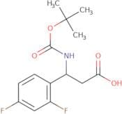 3-[(tert-Butoxycarbonyl)amino]-3-(2,4-difluorophenyl)propanoic acid