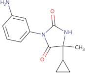 3-(3-Aminophenyl)-5-cyclopropyl-5-methylimidazolidine-2,4-dione
