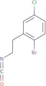 1-Bromo-4-chloro-2-(2-isocyanatoethyl)benzene