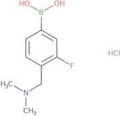 {4-[(Dimethylamino)methyl]-3-fluorophenyl}boronic acid hydrochloride