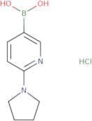 [6-(Pyrrolidin-1-yl)pyridin-3-yl]boronic acid hydrochloride