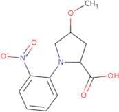 4-Methoxy-1-(2-nitrophenyl)pyrrolidine-2-carboxylic acid