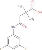 3-[(3,5-Difluorophenyl)carbamoyl]-2,2-dimethylpropanoic acid