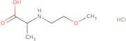 2-[(2-Methoxyethyl)amino]propanoic acid hydrochloride