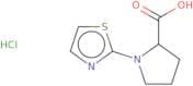 1-(1,3-Thiazol-2-yl)pyrrolidine-2-carboxylic acid hydrochloride