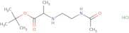 tert-Butyl 2-[(2-acetamidoethyl)amino]propanoate hydrochloride