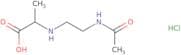 2-[(2-Acetamidoethyl)amino]propanoic acid hydrochloride
