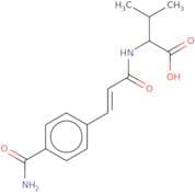 2-[3-(4-Carbamoylphenyl)prop-2-enamido]-3-methylbutanoic acid