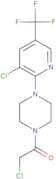 2-Chloro-1-{4-[3-chloro-5-(trifluoromethyl)-2-pyridinyl]piperazino}-1-ethanone