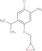 2-[4-Chloro-5-methyl-2-(propan-2-yl)phenoxymethyl]oxirane