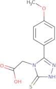 2-[3-(4-Methoxyphenyl)-5-sulfanyl-4H-1,2,4-triazol-4-yl]acetic acid