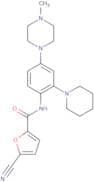 5-Cyano-N-(4-(4-methylpiperazin-1-yl)-2-(piperidin-1-yl)phenyl)furan-2-carboxamide