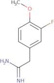 2-(3-Fluoro-4-methoxyphenyl)ethanimidamide