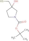 tert-Butyl 3-hydroxy-3-(sulfanylmethyl)pyrrolidine-1-carboxylate