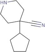 4-Cyclopentylpiperidine-4-carbonitrile