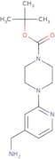 tert-Butyl 4-[4-(aminomethyl)pyridin-2-yl]piperazine-1-carboxylate