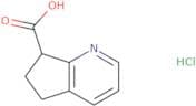 5H,6H,7H-Cyclopenta[b]pyridine-7-carboxylic acid hydrochloride