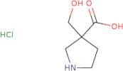3-(Hydroxymethyl)pyrrolidine-3-carboxylic acid hydrochloride