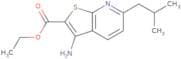 Ethyl 3-amino-6-(2-methylpropyl)thieno[2,3-b]pyridine-2-carboxylate