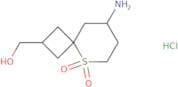 8-Amino-2-(hydroxymethyl)-5λ6-thiaspiro[3.5]nonane-5,5-dione hydrochloride