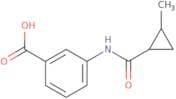 rac-3-[(1R,2R)-2-Methylcyclopropaneamido]benzoic acid