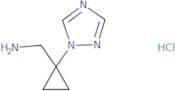 [1-(1H-1,2,4-Triazol-1-yl)cyclopropyl]methanamine hydrochloride