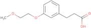 3-[3-(2-Methoxyethoxy)phenyl]propanoic acid
