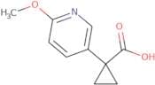 1-(6-Methoxypyridin-3-yl)cyclopropane-1-carboxylic acid