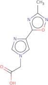 2-[4-(3-Methyl-1,2,4-oxadiazol-5-yl)-1H-imidazol-1-yl]acetic acid