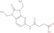 3-({1,3-Diethyl-2-oxo-1H,2H,3H-imidazo[4,5-b]pyridin-5-yl}carbamoyl)propanoic acid