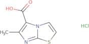 6-Methylimidazo[2,1-b][1,3]thiazole-5-carboxylic acid hydrochloride