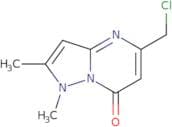 5-(Chloromethyl)-1,2-dimethyl-1H,7H-pyrazolo[1,5-a]pyrimidin-7-one