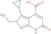 3-Cyclopropyl-2-ethyl-6-oxo-2H,6H,7H-pyrazolo[3,4-b]pyridine-4-carboxylic acid